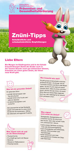 Znüni Tipps